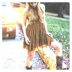 Free People Lace Sleeveless Dress